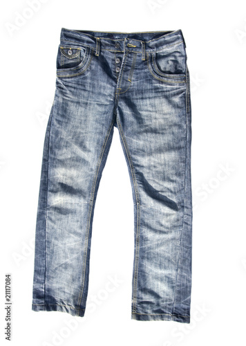 blue jeans trousers