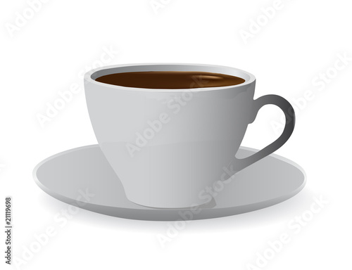 Vector Image: a cup of coffee