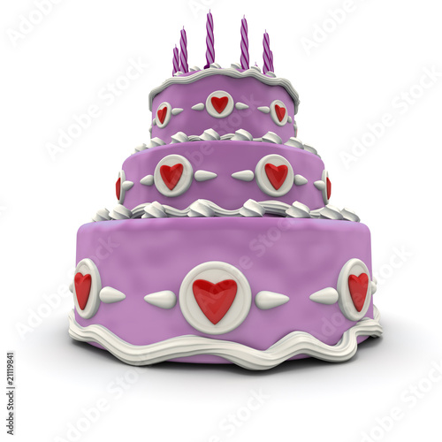 Pink Love cake