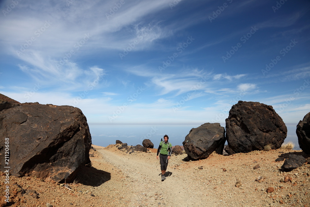 Hiking on Teide Tenerife