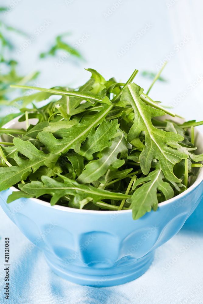 Green Salad on Blue Green Salad on Blue