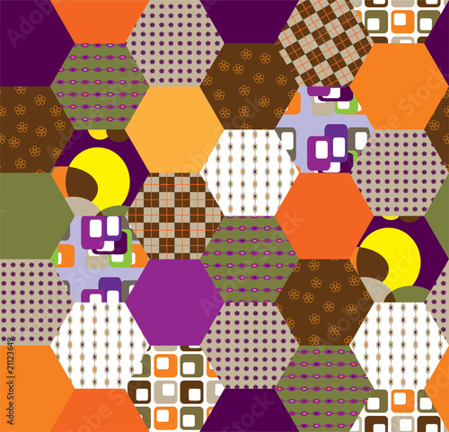 Retro patchwork