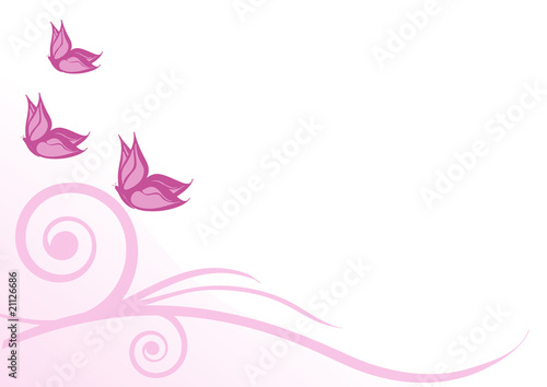 sfondo farfalle rosa