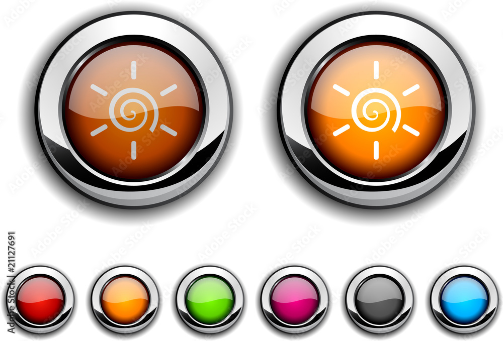 Sun button. Sun button.