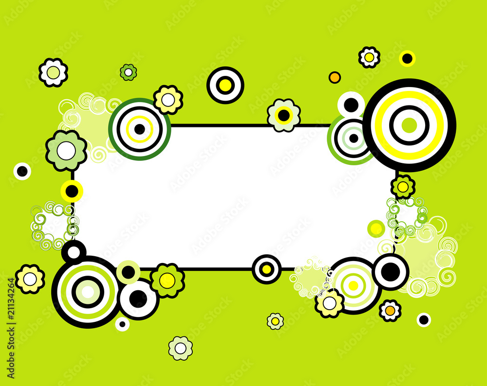 Abstract floral vector background Abstract floral vector background