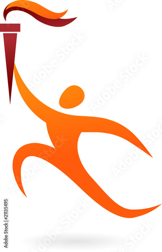 Sport vector figure - Olympics ceremony