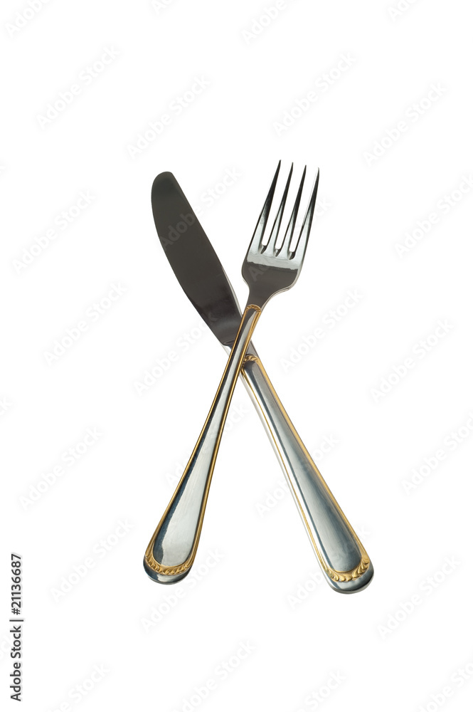 Crossed Fork And Knife Crossed Fork And Knife