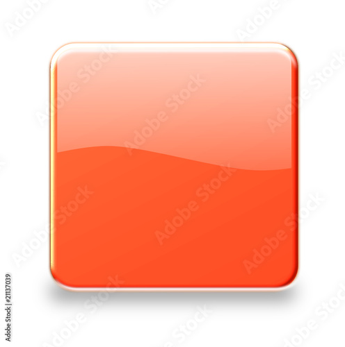 Button Plastik orange