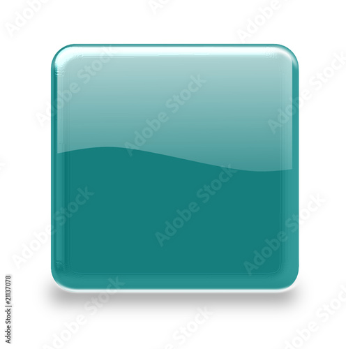 Button blank türkis