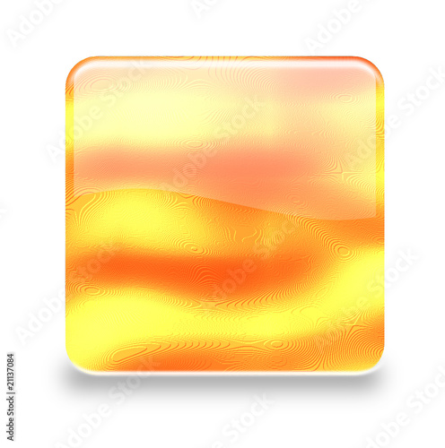 Button shiny orange