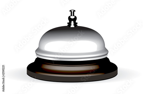Vector realistic hotel bell