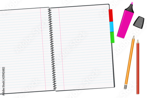Notepad on White