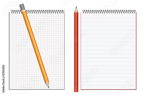 Notepad on White