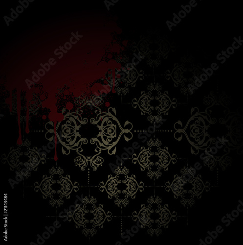 Abstract vintage background pattern with blood