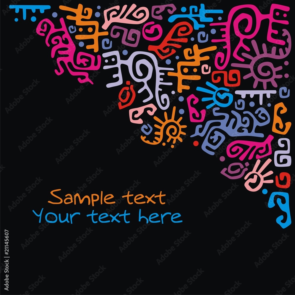 Colorful ethnic patterns Colorful ethnic patterns