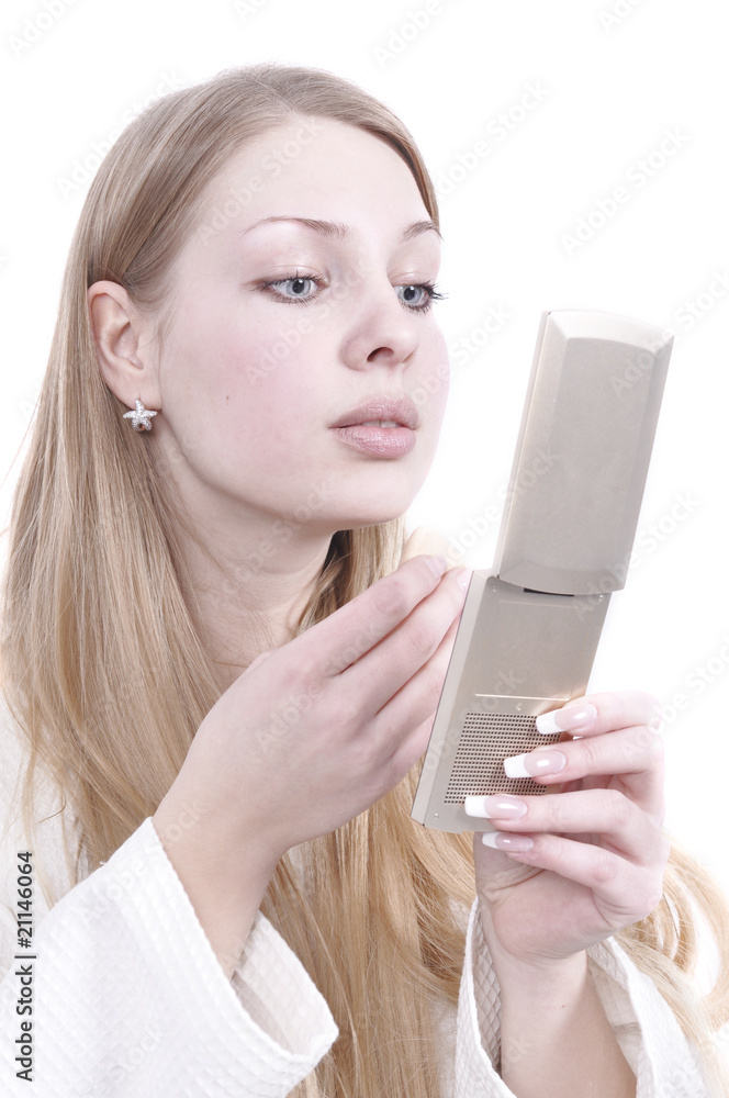 Portrait of attractive young woman Portrait of attractive young woman