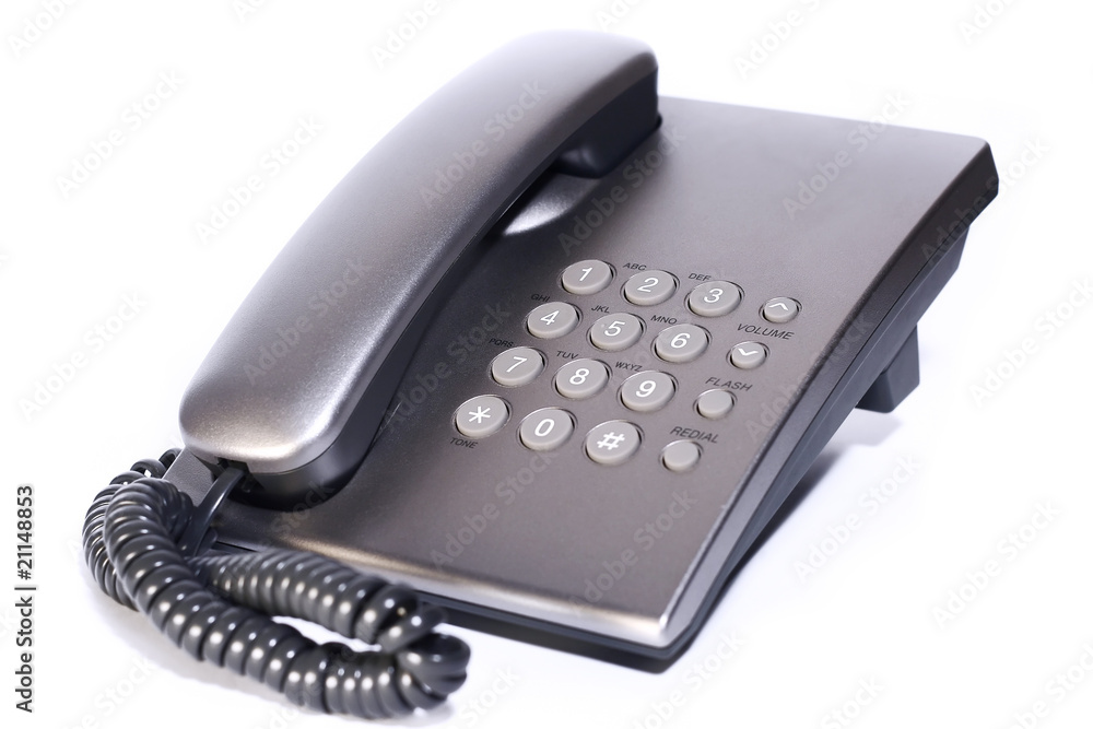 silver phone isolated on white background silver phone isolated on white background
