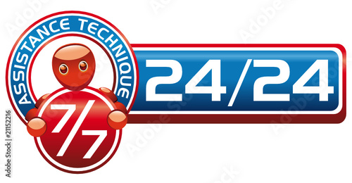 Macaron de service technique hotline