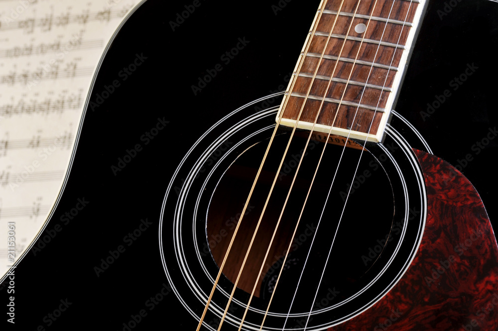 Obraz premium Acoustic guitar