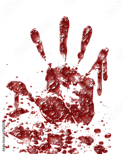 bloody hand