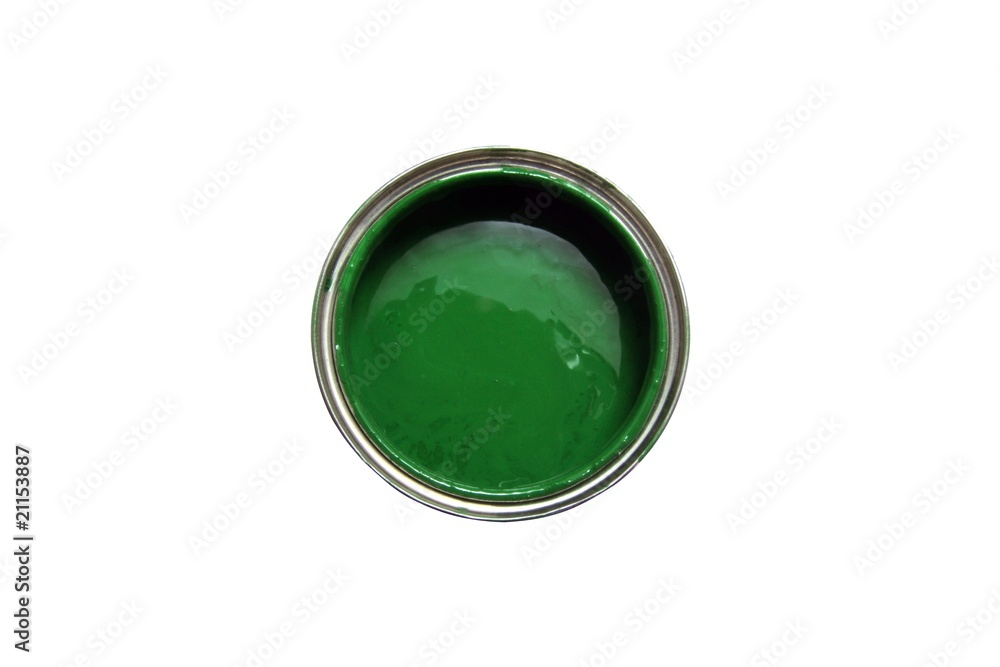 Obraz premium Pot de laque verte