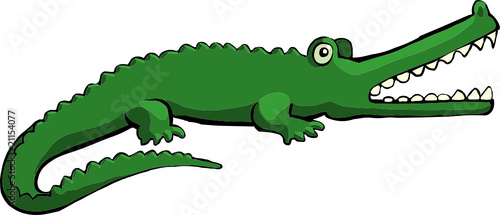 Cartoon Crocodile