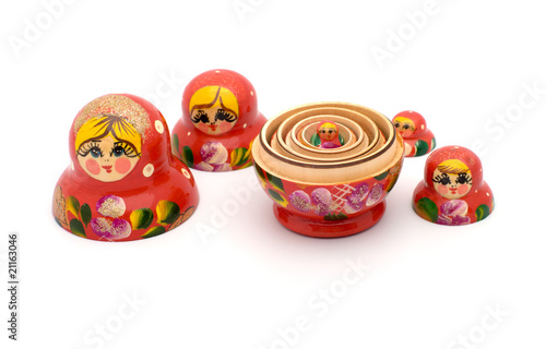 Russian nested dolls.