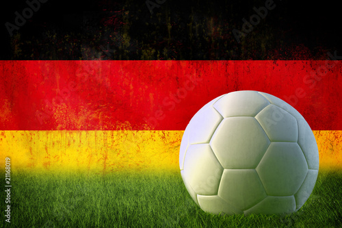Germany soccer grunge wall