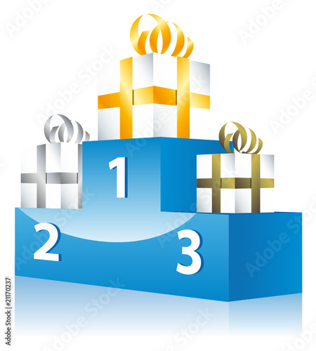 Podium cadeaux