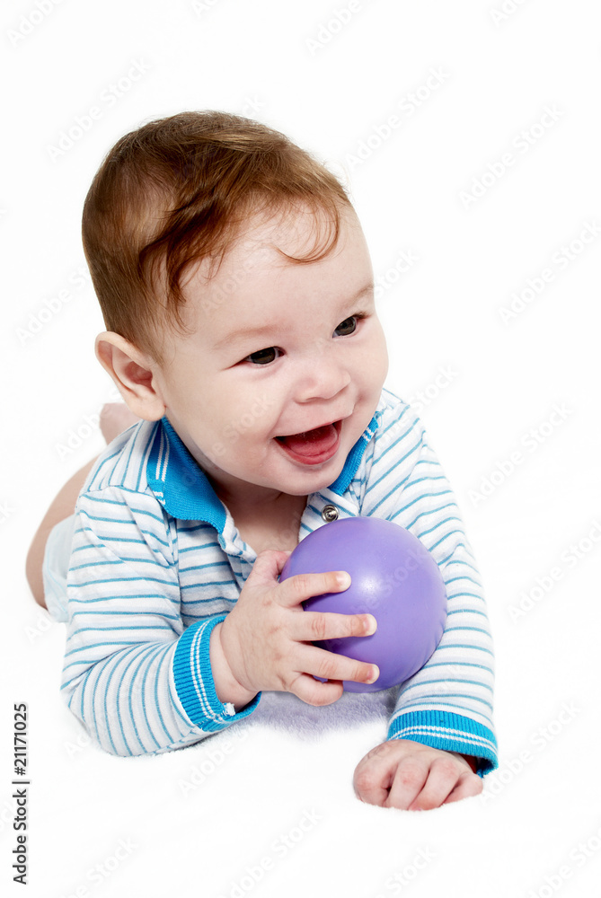 Portrait of the little boy on a light background Portrait of the little boy on a light background