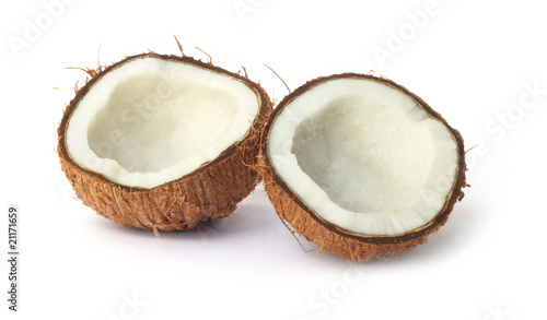 Coconut for oil preparing