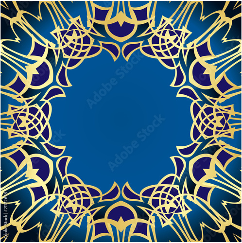 beautiful background with gold elements