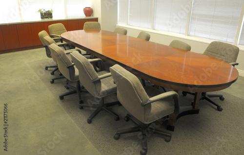 Canvas Print Office Boardroom