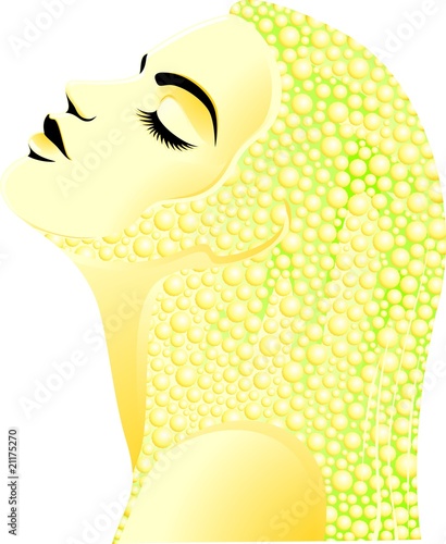 Donna Mimosa-Mimosa Girl-Femme Mimosa-2-Vector