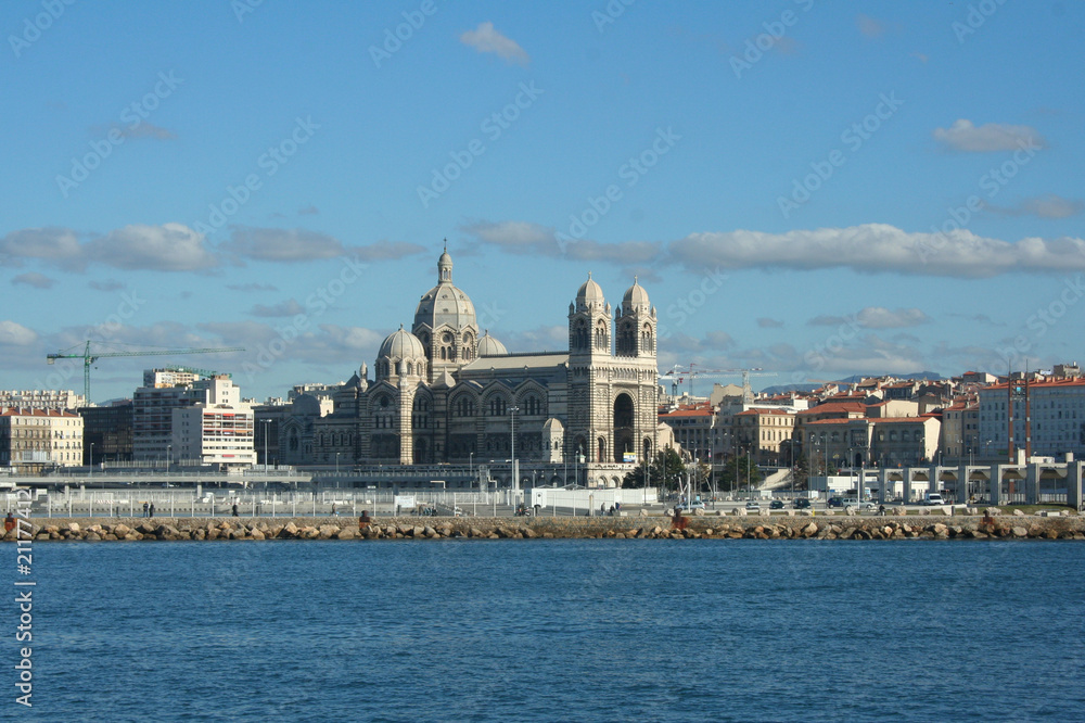 Obraz premium Basílica de Santa María la Mayor de Marsella