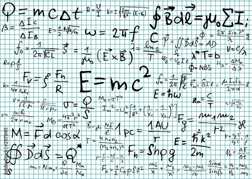 Physical formulas and equations