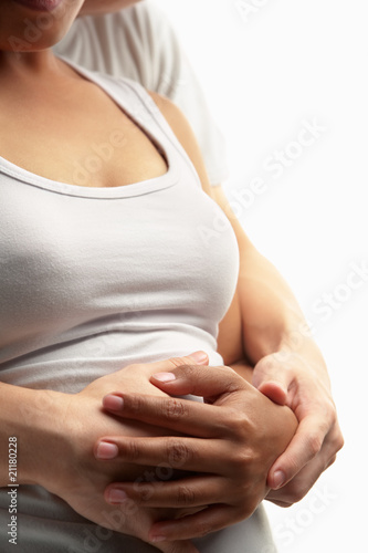 Multi racial couple - pregnancy