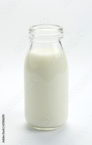 Bottle with milk