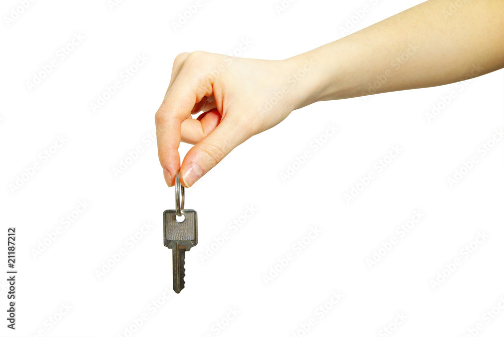 key in hand