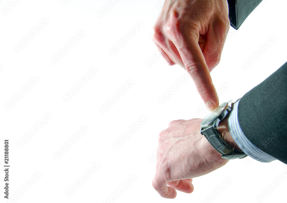 Fototapeta premium Zeitdruck