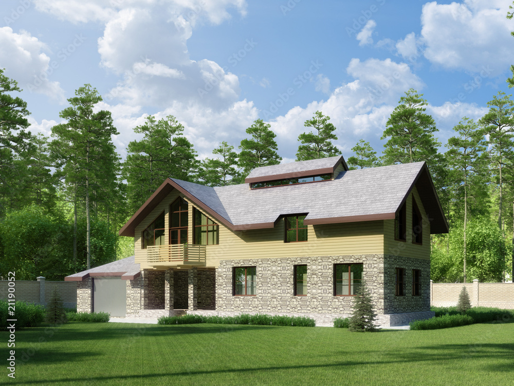 Obraz premium Country house