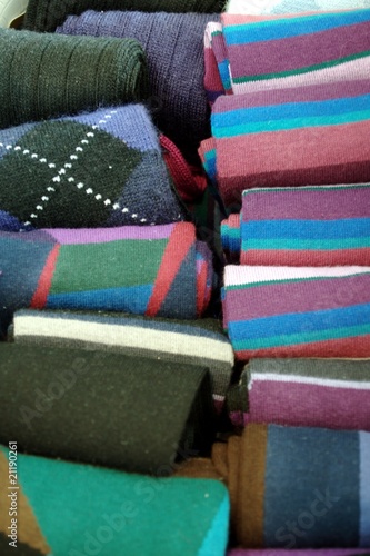 Colored socks