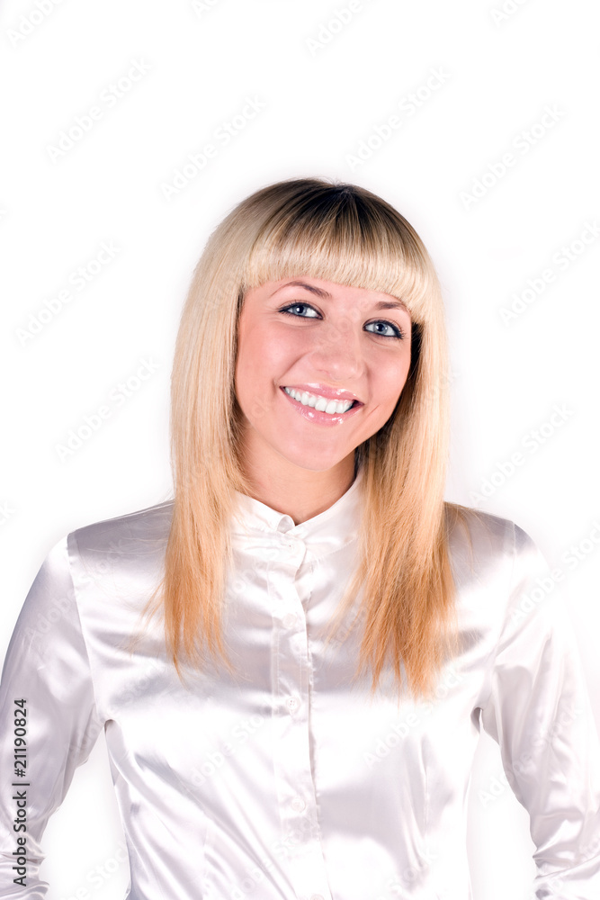 Portrait of smiling blonde Portrait of smiling blonde