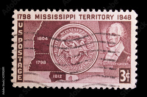 Vintage US commemorative postage stamp