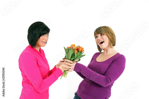 Blumen verschenken