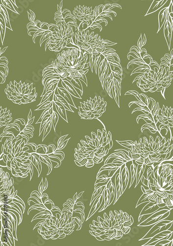 Seamless floral background