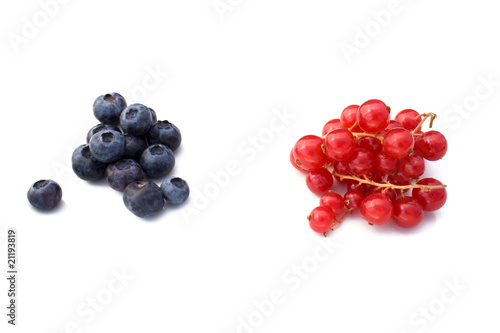 Blueberries And Redcurrant