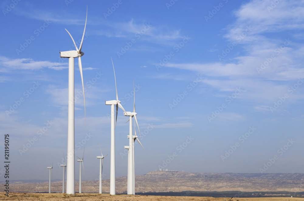 windmills lined windmills lined