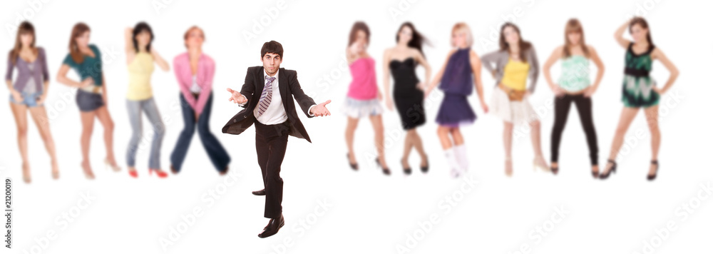 group of casual happy people group of casual happy people