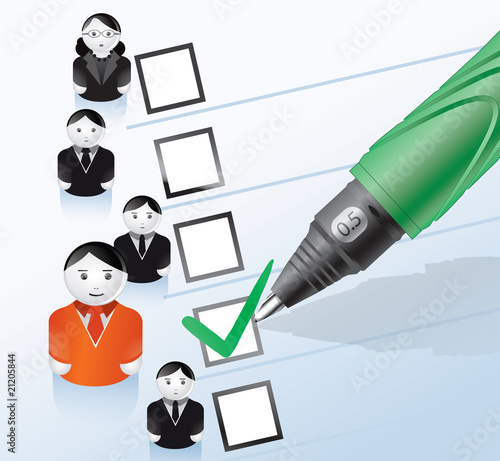 vote electoral / vote en entreprise
